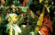Paolo  Veronese a group of musicians Sweden oil painting artist